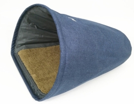 00078 Basics Pet Cave Beds for Small Dogs Blue 