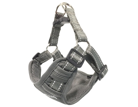 Step-in Dog Safety Harness_Grey