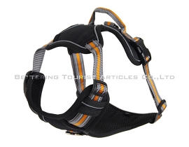 Sporty Reflective Dog Safety Harness_Black