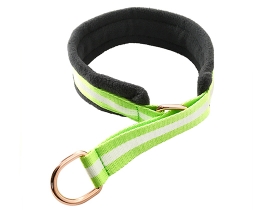 Fleece Lined Dog Collar_Green