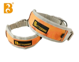 2022 Bright Printed Fabric Soft Breathable Adjustable Dog Collar