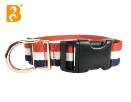 2022 Classic Style Polyester Webbing Adjustable Pet Dog Collar
