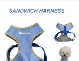 2023 New Design Reflective Pet Dog Chest Strap Vest Adjustable Soft Breathable Dog Harness
