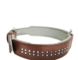 Soft Touch Collars - Luxury Real Leather Padded Dog Collar, Soft and Strong Dog Collar for All Breeds