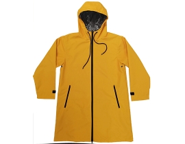 Oxford Windproof Waterproof Bright Orange Human and Dog Matching Rain Coat