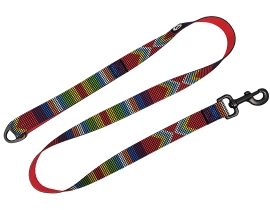 Pet Fashion Rainbow Printing Polyester Strong Dog Leash