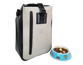 Pet Dog Treats Bag Easily Carrier Pet Toys, Kibble, Treats Waterproof Dog Food Bag for Outdoor