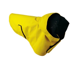 Yellow Dog Rain Coat Waterproof Breathable Dog Jacket Adjustable Dog Hoodie