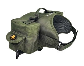 Customized Strong Durable Dog Harness Outdoor Tactical Dog Harness with Attached Bag