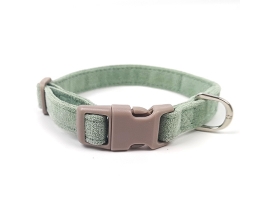 Customized Multi Colors Dog Collar Cat Collar Outdoor Adjustable Soft Suede Pet Collar