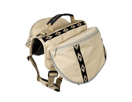 Hot Sale Outdoor Safe Reflective Portable Durable Dog Self Backpack Bag Mesh Liner Breathable Dog Saddle Bag